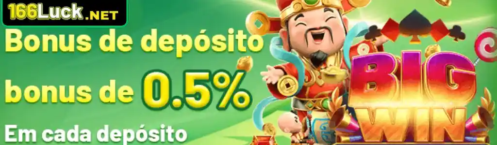 Tela de depósito com bônus ativo